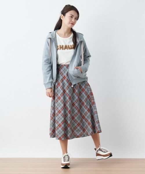 CARA O CRUZ / キャラ・オ・クルス ミニ・ひざ丈スカート | チェック柄フレアスカート | 詳細7
