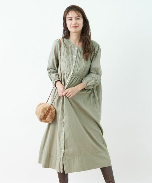 CARA O CRUZ / キャラ・オ・クルス シャツ・ブラウス | 洗える レースのロングブラウス | 詳細1