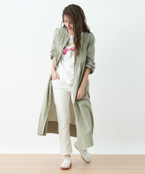 CARA O CRUZ / キャラ・オ・クルス シャツ・ブラウス | 洗える レースのロングブラウス | 詳細10