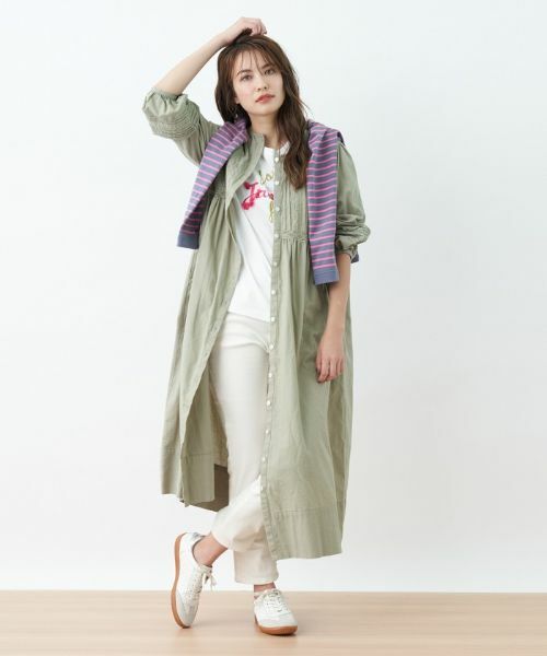 CARA O CRUZ / キャラ・オ・クルス シャツ・ブラウス | 洗える レースのロングブラウス | 詳細11