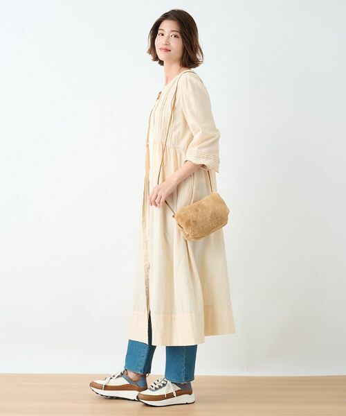 CARA O CRUZ / キャラ・オ・クルス シャツ・ブラウス | 洗える レースのロングブラウス | 詳細23