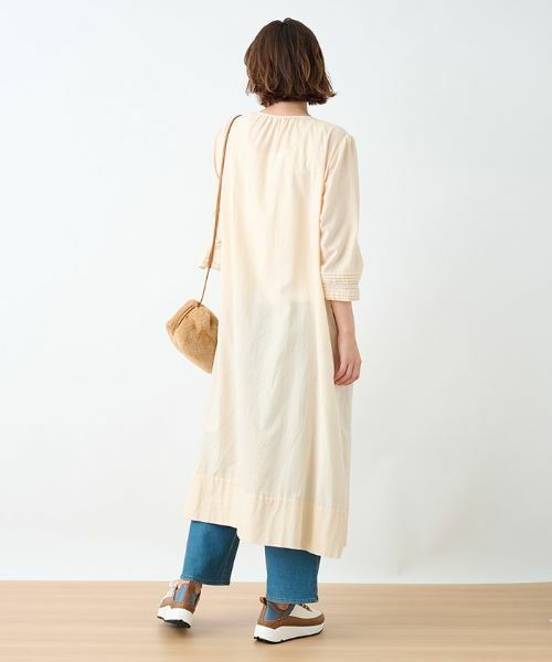 CARA O CRUZ / キャラ・オ・クルス シャツ・ブラウス | 洗える レースのロングブラウス | 詳細24