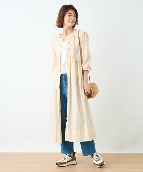 CARA O CRUZ / キャラ・オ・クルス シャツ・ブラウス | 洗える レースのロングブラウス | 詳細26