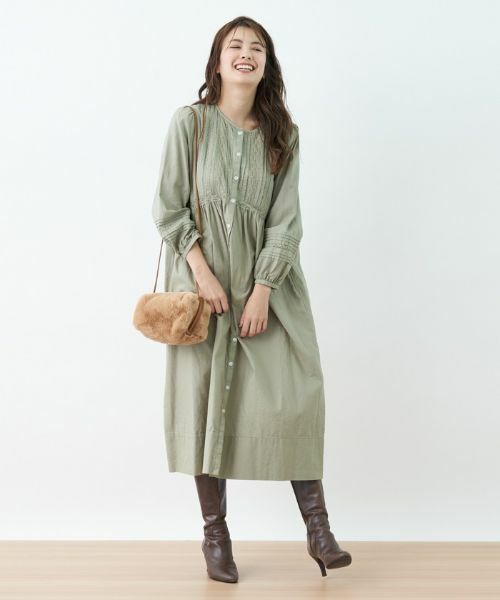 CARA O CRUZ / キャラ・オ・クルス シャツ・ブラウス | 洗える レースのロングブラウス | 詳細3