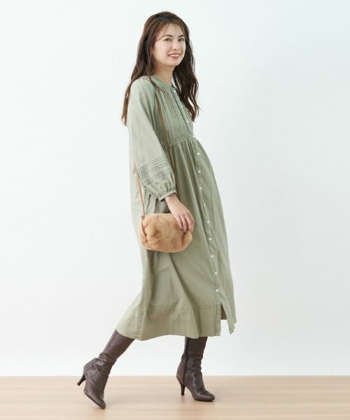 CARA O CRUZ / キャラ・オ・クルス シャツ・ブラウス | 洗える レースのロングブラウス | 詳細4