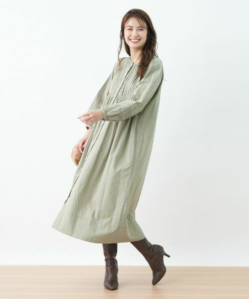 CARA O CRUZ / キャラ・オ・クルス シャツ・ブラウス | 洗える レースのロングブラウス | 詳細5