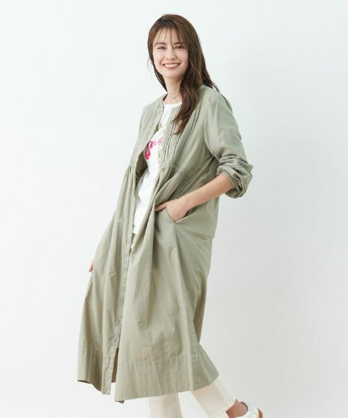 CARA O CRUZ / キャラ・オ・クルス シャツ・ブラウス | 洗える レースのロングブラウス | 詳細6