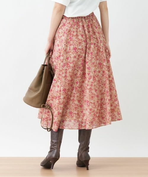 CARA O CRUZ / キャラ・オ・クルス ミニ・ひざ丈スカート | 洗える フラワースカート【DEVEAUX】 | 詳細14