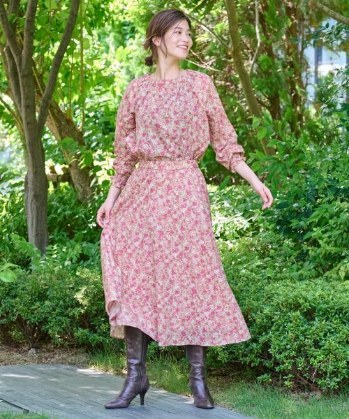 CARA O CRUZ / キャラ・オ・クルス ミニ・ひざ丈スカート | 洗える フラワースカート【DEVEAUX】 | 詳細5