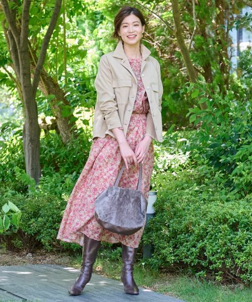 CARA O CRUZ / キャラ・オ・クルス ミニ・ひざ丈スカート | 洗える フラワースカート【DEVEAUX】 | 詳細6