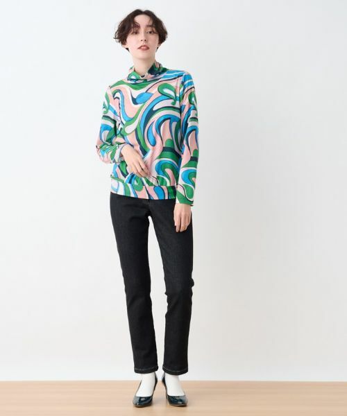 CARA O CRUZ / キャラ・オ・クルス カットソー | ニュアンス柄プルオーバー | 詳細2