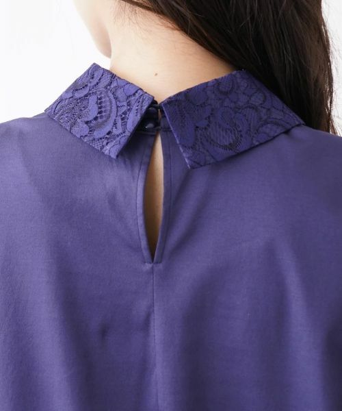 CARA O CRUZ / キャラ・オ・クルス カットソー | 洗えるレース衿カットソー【CoC by CARA O CRUZ】 | 詳細14