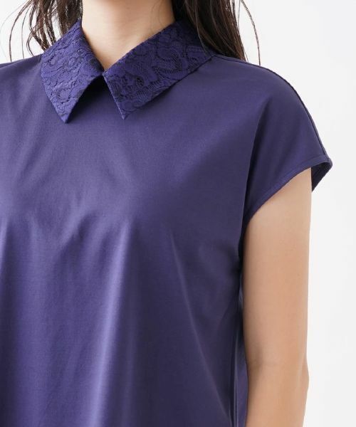 CARA O CRUZ / キャラ・オ・クルス カットソー | 洗えるレース衿カットソー【CoC by CARA O CRUZ】 | 詳細15