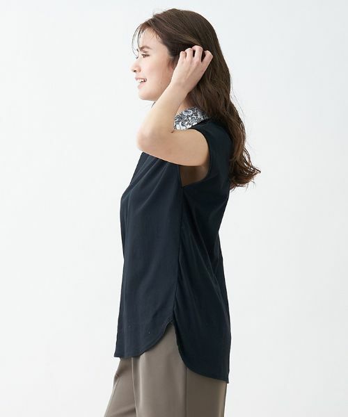 CARA O CRUZ / キャラ・オ・クルス カットソー | 洗えるレース衿カットソー【CoC by CARA O CRUZ】 | 詳細18