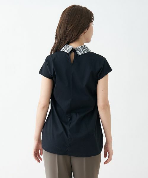 CARA O CRUZ / キャラ・オ・クルス カットソー | 洗えるレース衿カットソー【CoC by CARA O CRUZ】 | 詳細19