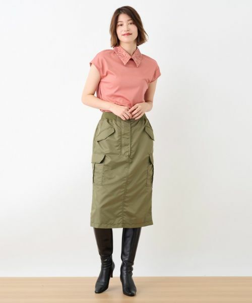 CARA O CRUZ / キャラ・オ・クルス カットソー | 洗えるレース衿カットソー【CoC by CARA O CRUZ】 | 詳細2