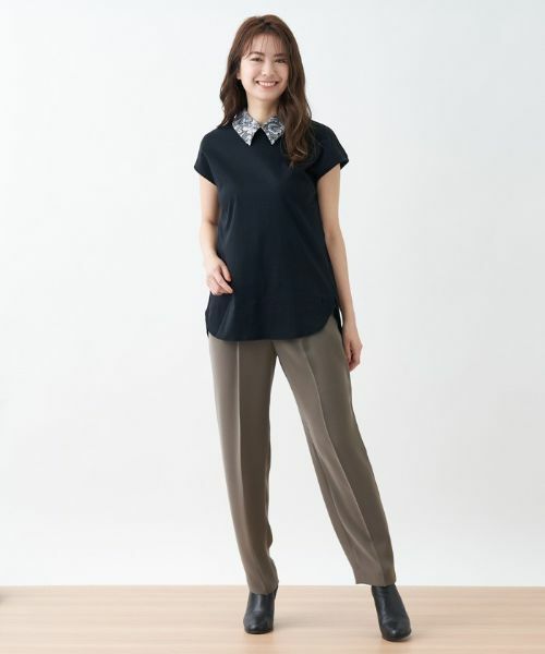 CARA O CRUZ / キャラ・オ・クルス カットソー | 洗えるレース衿カットソー【CoC by CARA O CRUZ】 | 詳細22