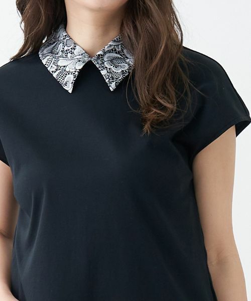 CARA O CRUZ / キャラ・オ・クルス カットソー | 洗えるレース衿カットソー【CoC by CARA O CRUZ】 | 詳細23