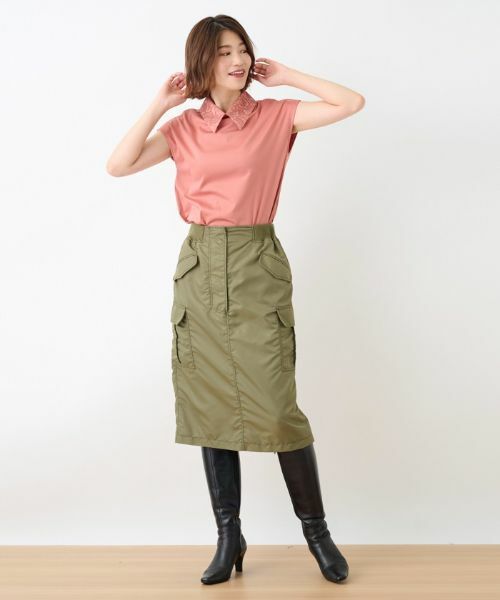 CARA O CRUZ / キャラ・オ・クルス カットソー | 洗えるレース衿カットソー【CoC by CARA O CRUZ】 | 詳細3