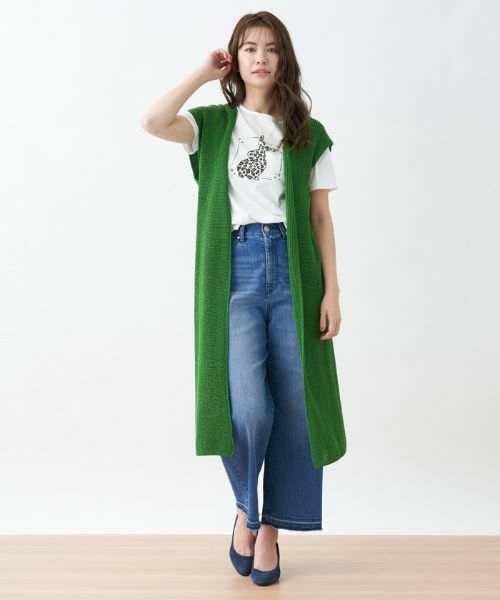 CARA O CRUZ / キャラ・オ・クルス テーラードジャケット | フレンチスリーブロングカーディガン【CoC by CARA O CRUZ】 | 詳細17