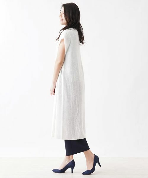 CARA O CRUZ / キャラ・オ・クルス テーラードジャケット | フレンチスリーブロングカーディガン【CoC by CARA O CRUZ】 | 詳細5