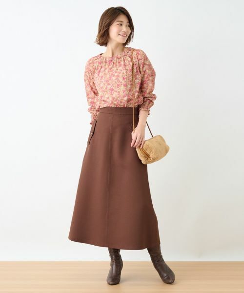 CARA O CRUZ / キャラ・オ・クルス ミニ・ひざ丈スカート | 洗える ロングスカート | 詳細13