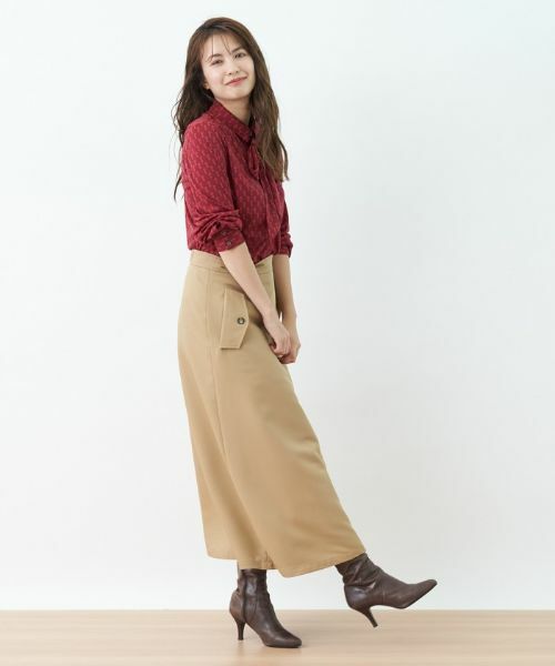 CARA O CRUZ / キャラ・オ・クルス ミニ・ひざ丈スカート | 洗える ロングスカート | 詳細4