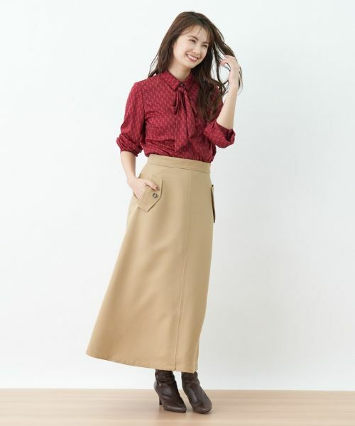 CARA O CRUZ / キャラ・オ・クルス ミニ・ひざ丈スカート | 洗える ロングスカート | 詳細5