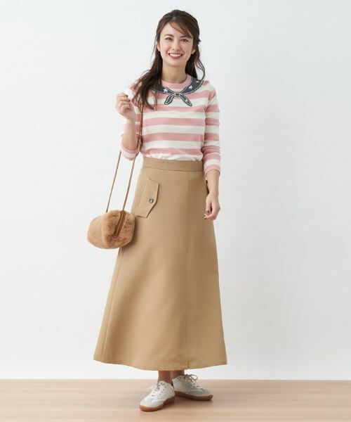 CARA O CRUZ / キャラ・オ・クルス ミニ・ひざ丈スカート | 洗える ロングスカート | 詳細6