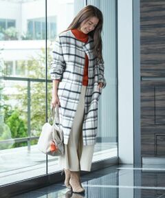 CARA O CRUZ / キャラ・オ・クルス その他アウター | チェックコート【MANTECO】