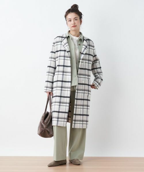 CARA O CRUZ / キャラ・オ・クルス その他アウター | チェックコート【MANTECO】 | 詳細1