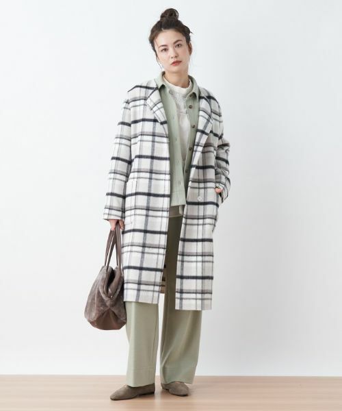 CARA O CRUZ / キャラ・オ・クルス その他アウター | チェックコート【MANTECO】 | 詳細2