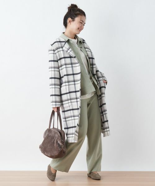 CARA O CRUZ / キャラ・オ・クルス その他アウター | チェックコート【MANTECO】 | 詳細4