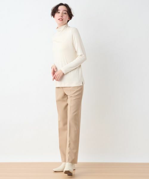 CARA O CRUZ / キャラ・オ・クルス その他パンツ | 洗える センタープレスパンツ | 詳細10