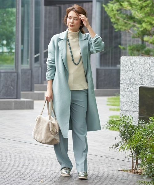 CARA O CRUZ / キャラ・オ・クルス その他パンツ | 洗える センタープレスパンツ | 詳細24