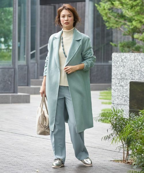 CARA O CRUZ / キャラ・オ・クルス その他パンツ | 洗える センタープレスパンツ | 詳細25