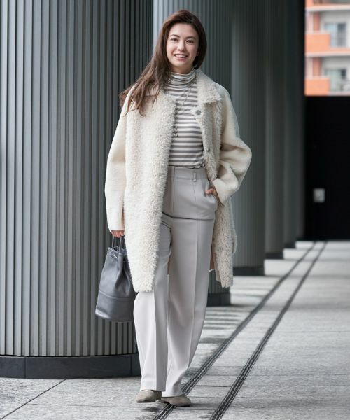 CARA O CRUZ / キャラ・オ・クルス その他パンツ | 洗える センタープレスパンツ | 詳細29