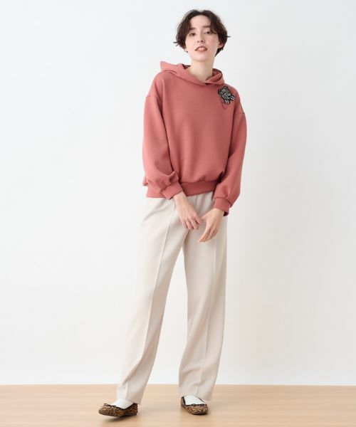 CARA O CRUZ / キャラ・オ・クルス その他パンツ | 洗える センタープレスパンツ | 詳細4