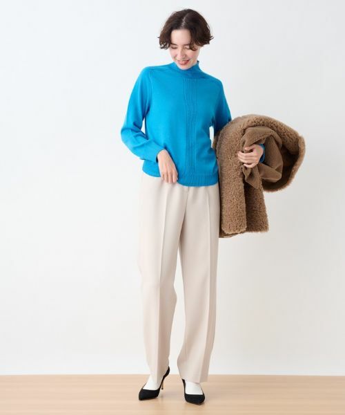 CARA O CRUZ / キャラ・オ・クルス その他パンツ | 洗える センタープレスパンツ | 詳細7