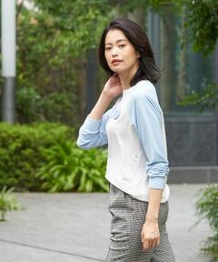 CARA O CRUZ / キャラ・オ・クルス カットソー | 洗える ラグランスリーブのロゴTシャツ