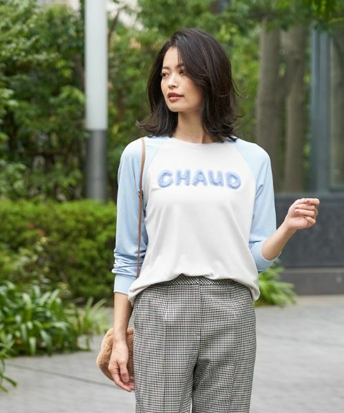 CARA O CRUZ / キャラ・オ・クルス カットソー | 洗える ラグランスリーブのロゴTシャツ | 詳細1