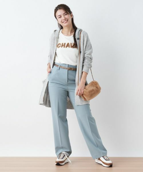 CARA O CRUZ / キャラ・オ・クルス カットソー | 洗える ラグランスリーブのロゴTシャツ | 詳細16