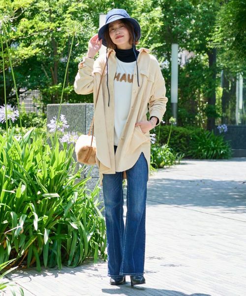 CARA O CRUZ / キャラ・オ・クルス カットソー | 洗える ラグランスリーブのロゴTシャツ | 詳細19