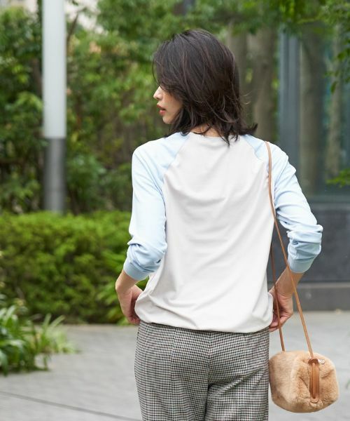 CARA O CRUZ / キャラ・オ・クルス カットソー | 洗える ラグランスリーブのロゴTシャツ | 詳細2