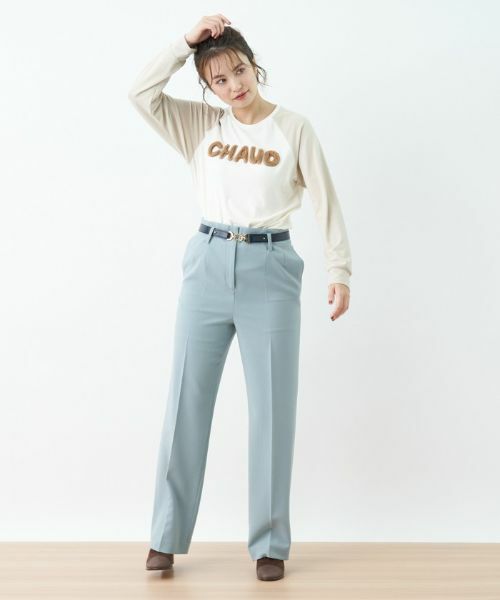 CARA O CRUZ / キャラ・オ・クルス カットソー | 洗える ラグランスリーブのロゴTシャツ | 詳細21