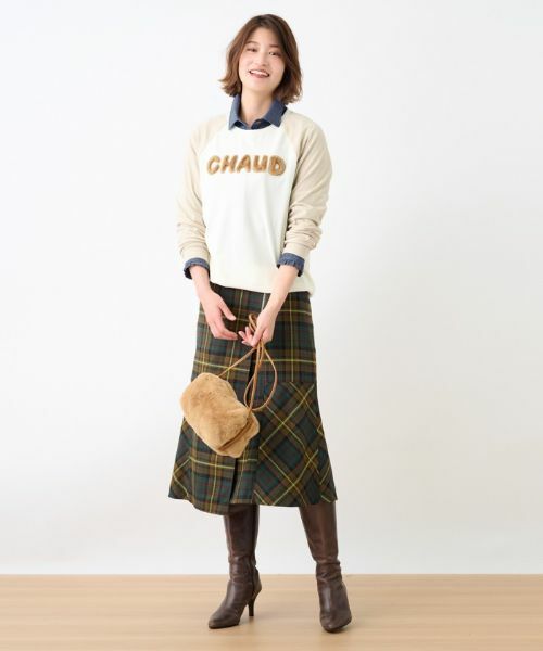 CARA O CRUZ / キャラ・オ・クルス カットソー | 洗える ラグランスリーブのロゴTシャツ | 詳細29