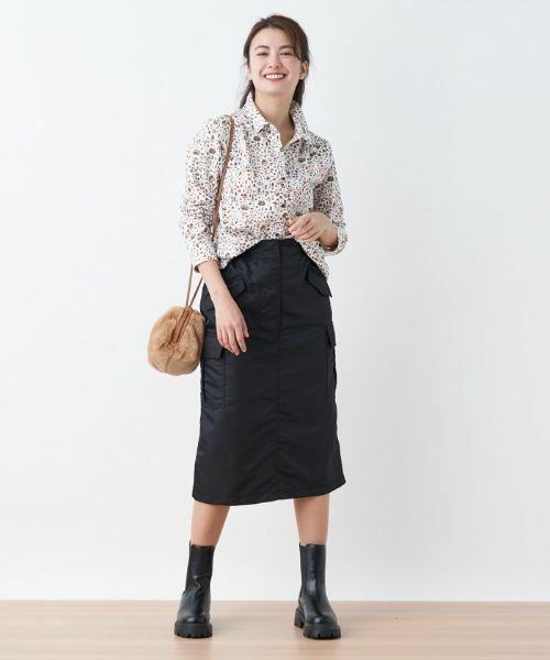 CARA O CRUZ / キャラ・オ・クルス ミニ・ひざ丈スカート | 洗える カジュアルスカート | 詳細13