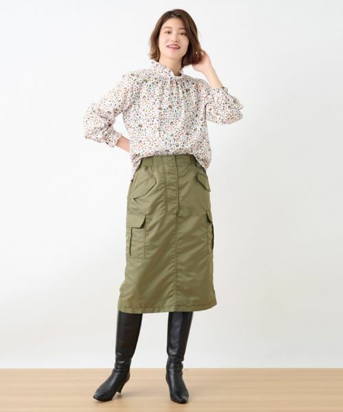 CARA O CRUZ / キャラ・オ・クルス ミニ・ひざ丈スカート | 洗える カジュアルスカート | 詳細29