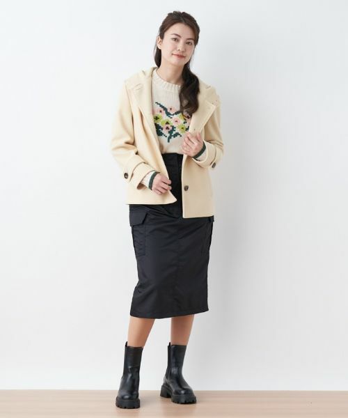 CARA O CRUZ / キャラ・オ・クルス ミニ・ひざ丈スカート | 洗える カジュアルスカート | 詳細6