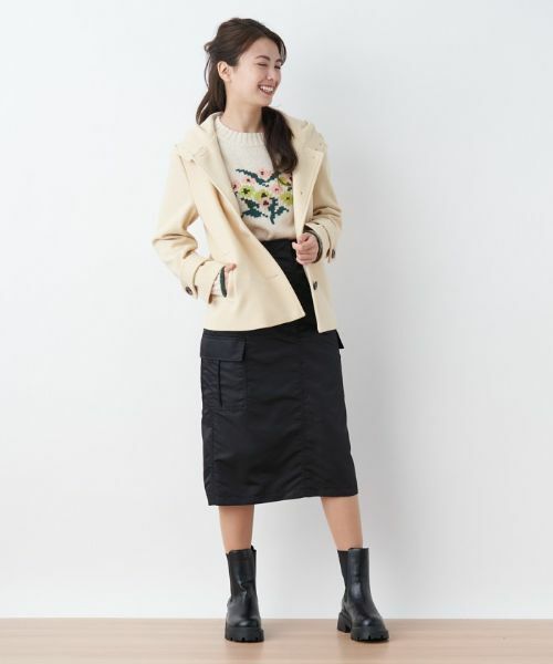 CARA O CRUZ / キャラ・オ・クルス ミニ・ひざ丈スカート | 洗える カジュアルスカート | 詳細7